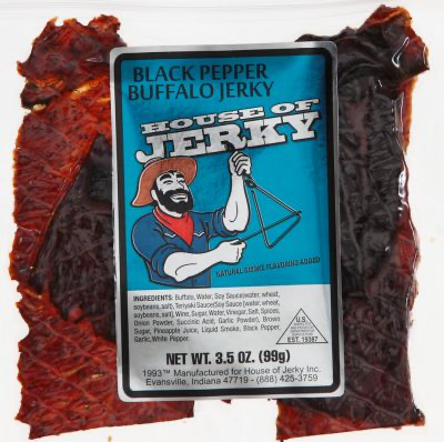 Black Pepper Buffalo Jerky