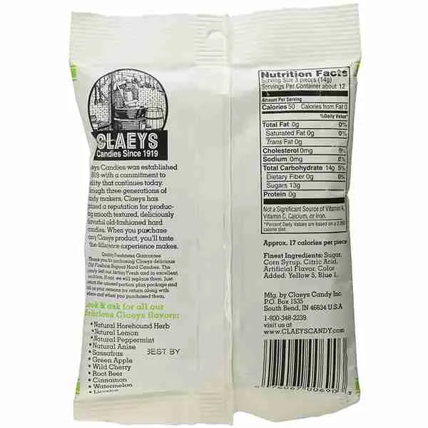 Claey's Green Apple Hard Candies
