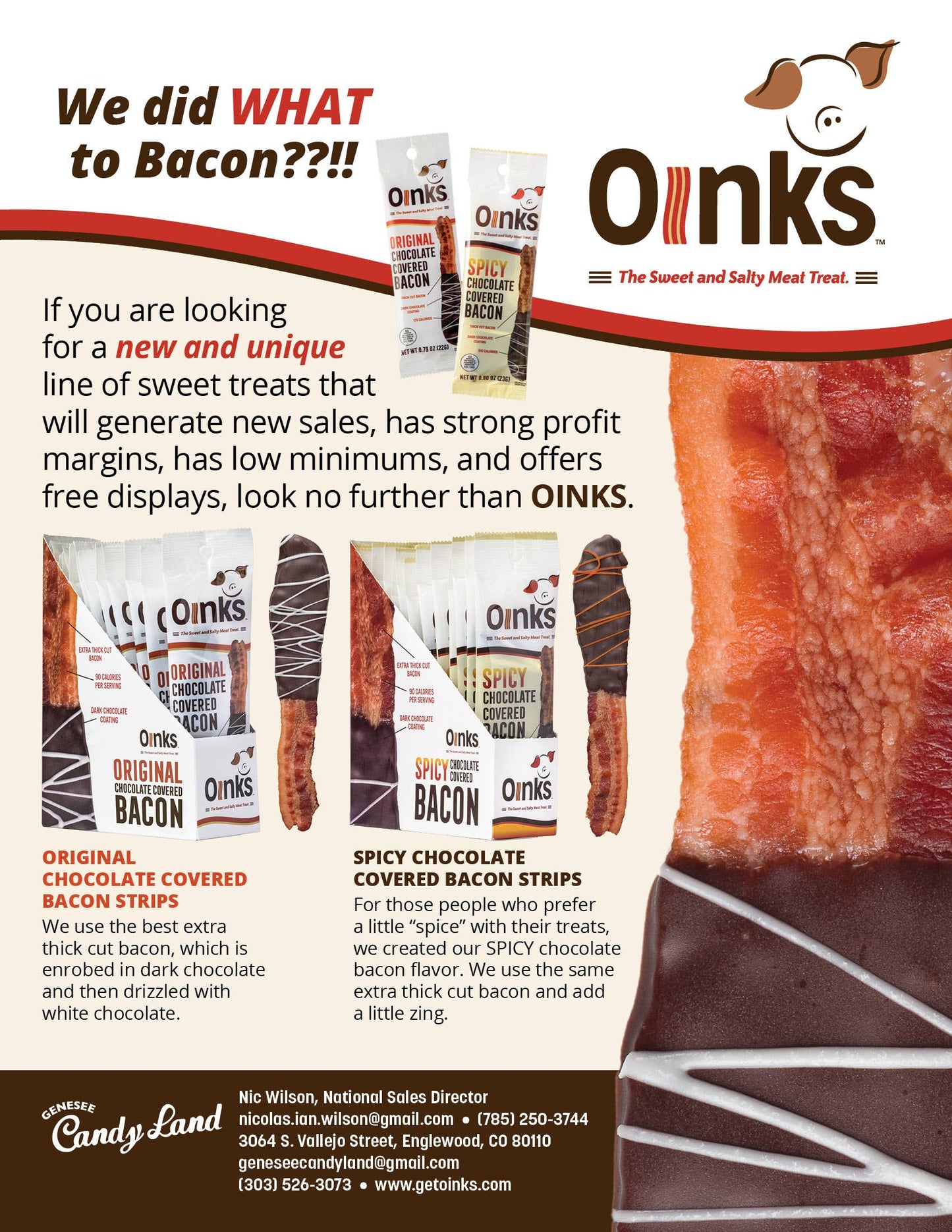 Spicy Chocolate Covered Bacon