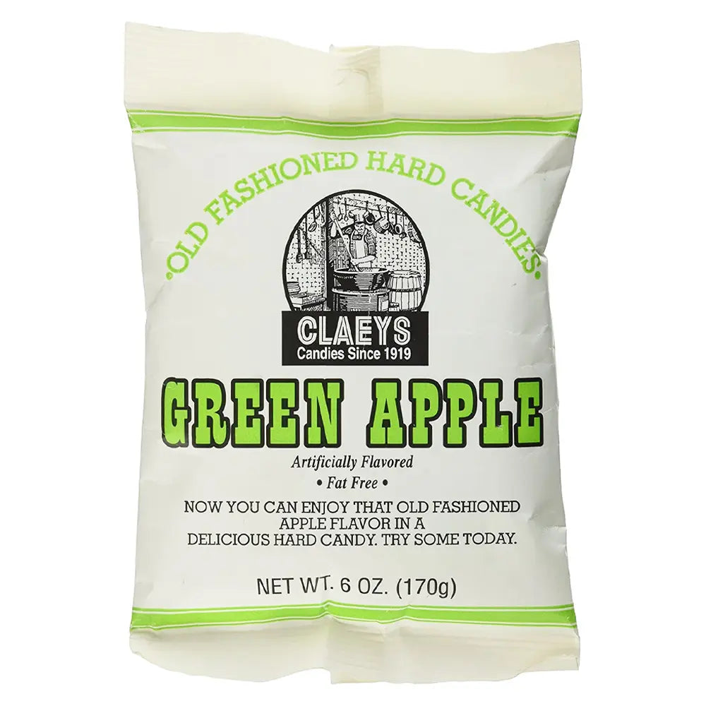 Claey's Green Apple Hard Candies