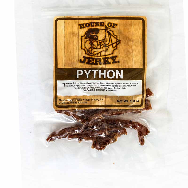 Peppered Python Jerky