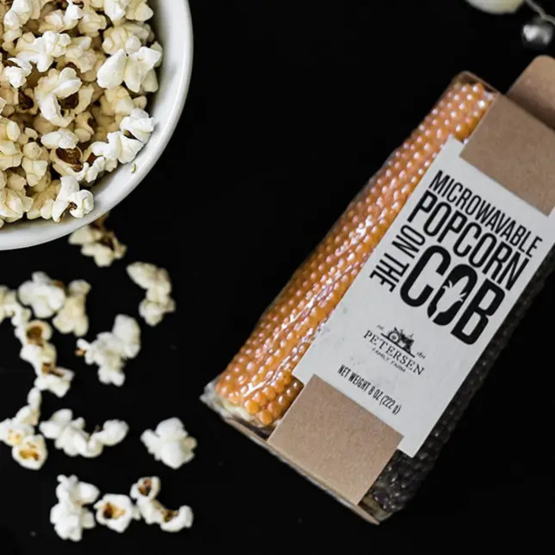 Microwave Popcorn on the Cob - Hand-Harvested & Cardboard